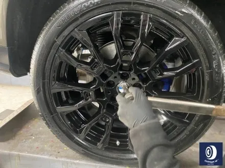 BMW X6 40i 신차 출고 작업 21인치 915M 블랙 유광 휠도색 / 용인 처인구
