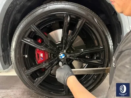 BMW X5 M60i 747M 제트 블랙 / 하이그로시 블랙 (검정 유광) 휠 도색 / 용인 처인구