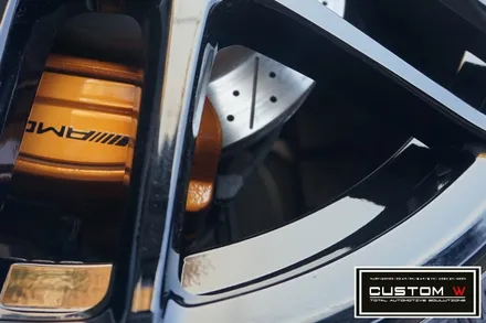 벤츠 GLE63AMG 블랙유광 휠도색 그리고 캘리퍼 도색 작업까지.! / 용인 처인구
