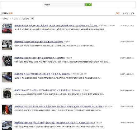 엄청난 가속력 테슬라 모델 S P100D 블랙유광 휠도색 그리고  90D 차량의  레드 캘리퍼 도색 작업까지.! / 용인 처인구