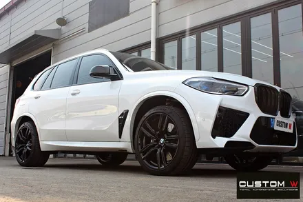 BMW F95 신형 X5M 21인치 블랙유광 휠도색 / 용인 처인구