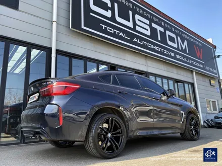 BMW X6M 휠수리 박리 후 블랙유광 휠도색 / 용인 처인구