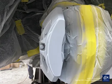 분진도 벗겨내고 휠도 변신! 벤츠 CLS53 AMG 실버 휠도색 + 레드 캘리퍼 도색 / 용인 처인구