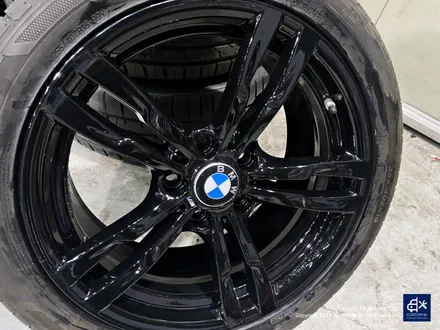 BMW F30 320d 441M 휠수리 후 블랙유광 휠도색 / 용인 처인구