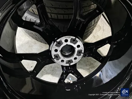 BMW G06 X6 블랙유광 휠도색 + 레드 캘리퍼 도색 / 용인 처인구