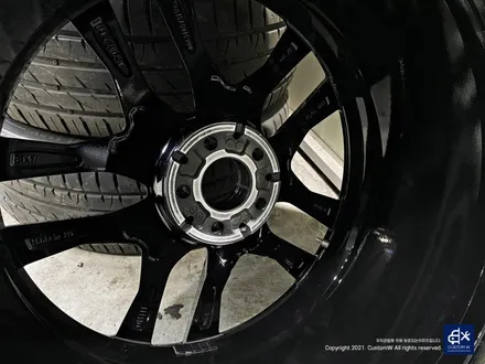 벤츠 GLE53 AMG 잘 못된 휠수리 박리 제거 후, 블랙유광 휠도색 + 레드 캘리퍼 도색 / 용인 처인구