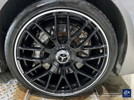 벤츠 C63 AMG 휠수리 후 투톤 유광 휠도색 / 용인 처인구
