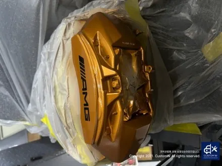 요즘 빙판길 조심하세요.. (빙판 댄스 영상 첨부) CLS53 AMG 기존 고객 휠 수리 불가 판정 신품 교체 후 , 재방문  기존 컬러로 유광 블랙 실버 투톤 휠 복원 도색 / 용인 처인구