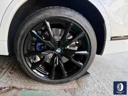BMW M60i 755M 22인치 휠 상처 수리 후,  제트 블랙 휠 복원 도색 / 용인 처인구