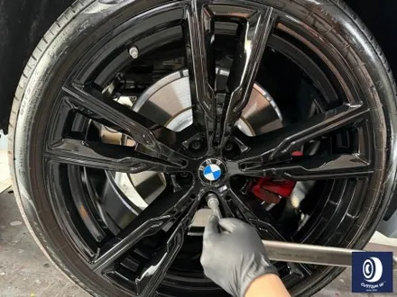 BMW X5 M60i 747M 제트 블랙 / 하이그로시 블랙 (검정 유광) 휠 도색 / 용인 처인구