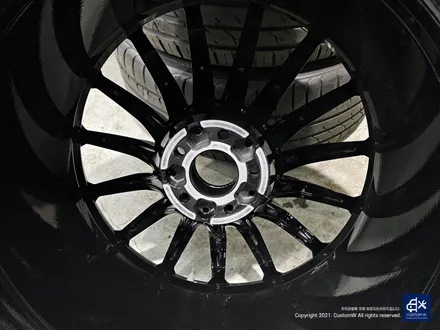 벤츠 GT43 AMG 휠수리 후 블랙실버 투톤 유광 휠도색 / 용인 처인구