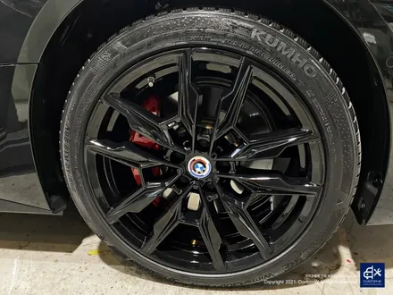 BMW i4 M50 휠수리 후 블랙유광 휠도색 / 용인 처인구