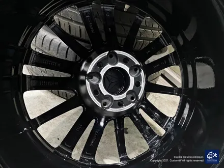 벤츠 CLS400d 휠수리 후 블랙유광 휠도색 / 용인 처인구