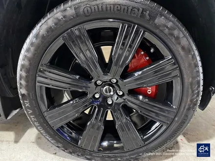 볼보 XC90 휠수리 후 블랙유광 휠도색 / 용인 처인구