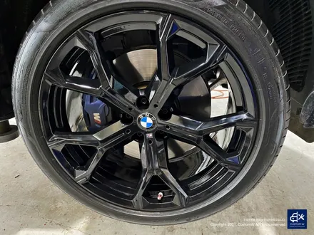 BMW G06 X6 21인치 741M 휠수리 후 블랙유광 휠도색 / 용인 처인구