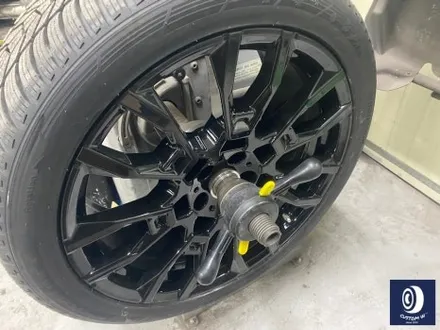 BMW G06 X6 40i 915M 21인치 휠 상처 수리 후, 하이그로시 블랙 / 검정 유광 휠도색 / 용인 처인구