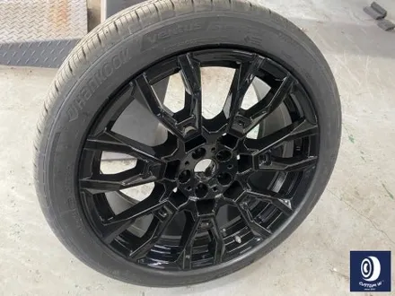 BMW X5 M40i 915M 21인치 휠 상처 수리 후, 하이그로시 블랙 (검정 유광) 휠도색 / 용인 처인구