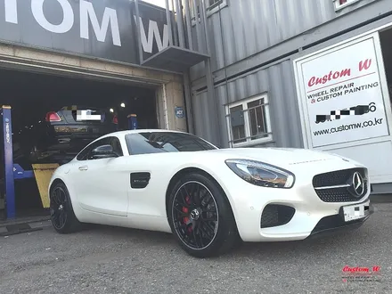 포르쉐를 잡기 위한 벤츠의 역작 AMG GT! 커스텀 휠도색과 캘리퍼도색을 했습니다. / 용인 처인구