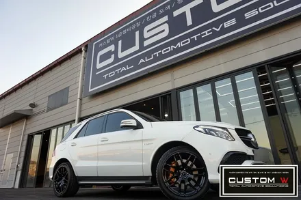 벤츠 GLE63AMG 블랙유광 휠도색 그리고 캘리퍼 도색 작업까지.! / 용인 처인구