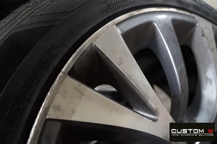 BMW 5GT 잘 못된 휠수리로 엉망이 된 휠 재작업. 다이아몬드 커팅 블랙 폴리시 휠로 재탄생 그리고  캘리퍼 도색까지.! / 용인 처인구