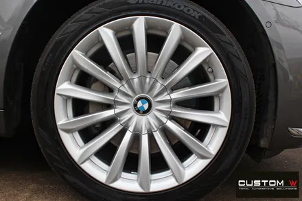 BMW G12 730Ld 휠 상처 수리 후 실버 휠복원 / 용인 처인구