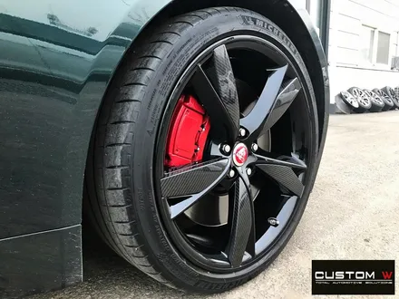 재규어 F-타입(F-TYPE) 3.0 S 20인치 보기드문 휠 잘못된 수리 도색 이력 약품 박리 후 블랙유광 휠도색 / 용인 처인구