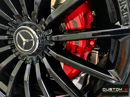 벤츠 GT43 AMG 블랙 유광 휠도색 + 레드 캘리퍼 도색 / 용인 처인구