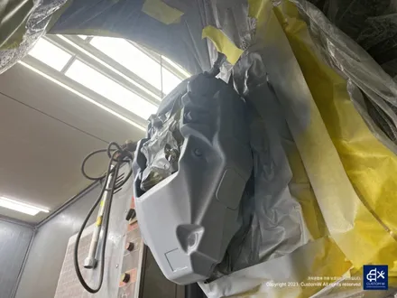분진도 벗겨내고 휠도 변신! 벤츠 CLS53 AMG 실버 휠도색 + 레드 캘리퍼 도색 / 용인 처인구