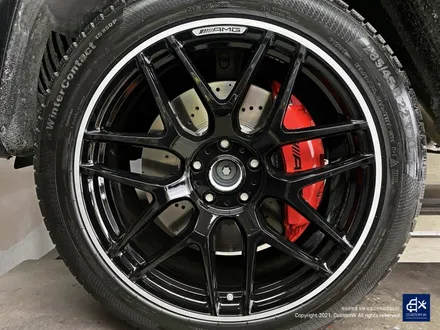 벤츠 G63 AMG G바겐 22인치 블랙 실버 투톤 유광 휠도색 / 용인 처인구