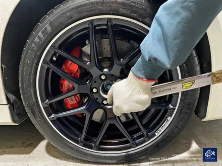 벤츠 S63 AMG 쿠페 휠수리 후 블랙 실버 투톤 무광 휠도색 / 용인 처인구