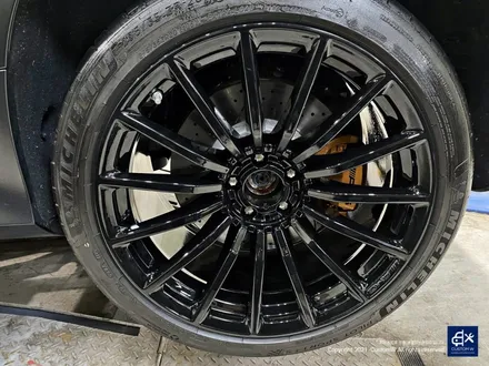 벤츠 GT43 AMG 휠수리 후 블랙유광 휠도색 / 용인 처인구