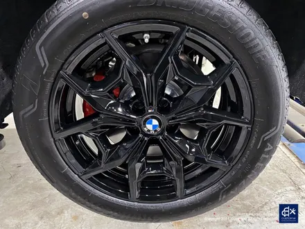 BMW X4 887M 휠수리 후 블랙유광 휠도색 / 용인 처인구