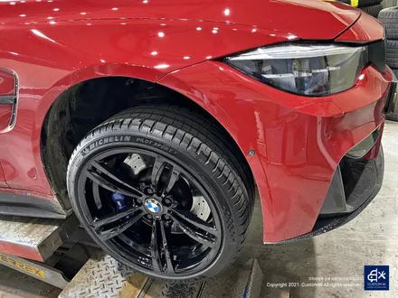 BMW M4 437M 휠수리 후 블랙 유광 휠도색 / 용인 처인구