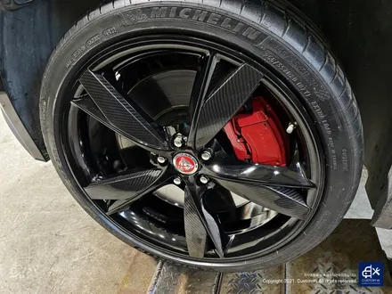 재규어 F타입(F-type) 휠수리 후 블랙유광 휠도색 / 용인 처인구