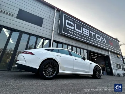 벤츠 GT43 AMG 잘못된 휠수리 약품 박리 제거 후 건메탈 무광 휠도색 / 용인 처인구