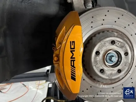 벤츠 E53 AMG  잘못된 캘리퍼 도색 제거 후, 재작업 그리고 블랙 유광 휠 도색 작업까지_! / 용인 처인구