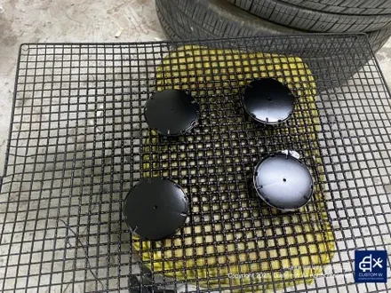 귀한 차량~! 벤츠 GTC AMG 무광 블랙 실버 투톤 휠 도색 작업으로 더욱 멋지게_! / 용인 처인구