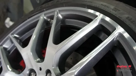 ML의 후속 벤츠 GLE 63AMG 다이아몬드컷팅 휠수리, 63S AMG 캘리퍼처럼 레드로 캘리퍼도색. / 용인 처인구