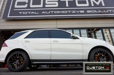 벤츠 GLE63AMG 블랙유광 휠도색 그리고 캘리퍼 도색 작업까지.! / 용인 처인구