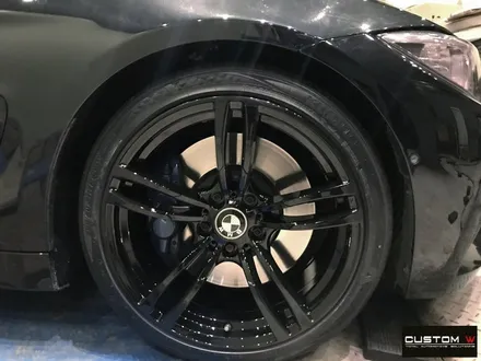BMW 428i 437M 19인치 기존 잘못된 수리 도색 약품 박리 후 블랙유광 휠도색 / 용인 처인구
