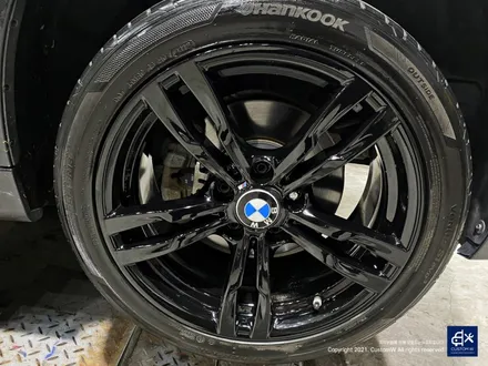 BMW F30 320d 441M 휠수리 후 블랙유광 휠도색 / 용인 처인구