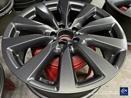 벤츠 GLC350e 리어 범퍼 수리 + 휠수리 후 무광 그레이 휠도색 + 블랙 캘리퍼 도색 / 용인 처인구