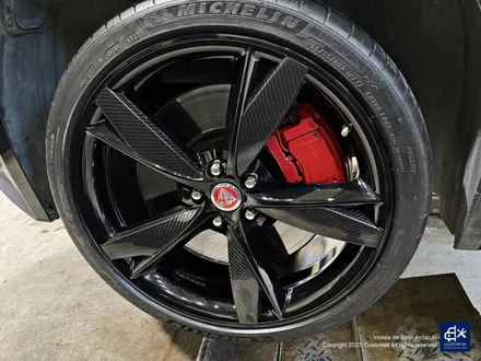 재규어 F타입(F-type) 휠수리 후 블랙유광 휠도색 / 용인 처인구
