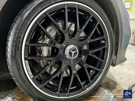 벤츠 C63 AMG 휠수리 후 투톤 유광 휠도색 / 용인 처인구