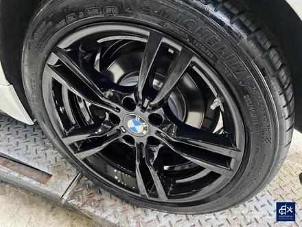 BMW F30 330i 박리 후 블랙유광 휠도색 / 용인 처인구
