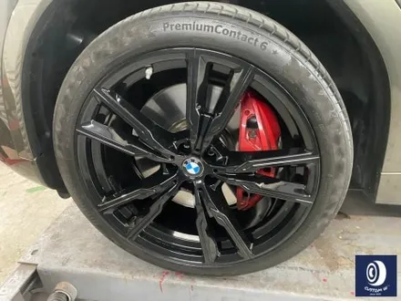 BMW X6 M50i 747M 22인치 휠 상처 수리 후, 블랙 유광 도색 / 용인 처인구