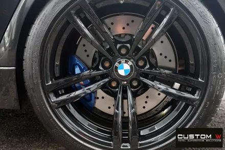 BMW M3,M4 437M 휠 상처 수리 후, 블랙 유광 휠도색. / 용인 처인구
