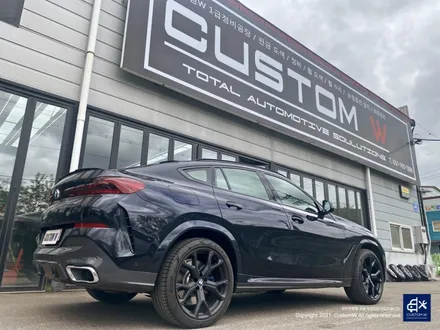 BMW X6 휠수리 후 블랙유광 휠도색 / 용인 처인구