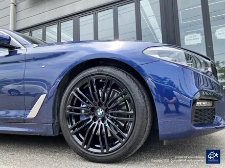 BMW G30 530i 664M 휠수리 후 블랙유광 휠도색 / 용인 처인구
