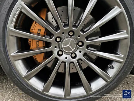 벤츠 S350d 휠수리 후 고스트크롬 휠도색 / 용인 처인구